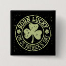 Search for st patricks day birthday buttons Shamrock