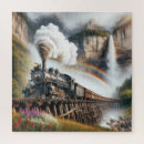 Search for locomotive puzzles Vintage