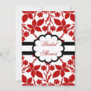 Search for damask invitations Red