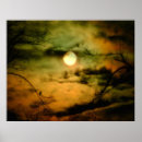 Search for full moon painting posters Raven