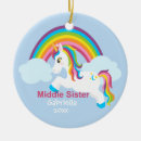 Search for rainbow unicorn ornaments Unicorns