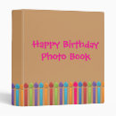 Search for happy birthday binders Colourful