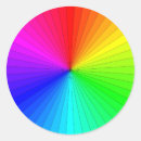 Recherche de roue de couleur autocollants Rouge