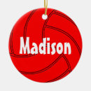 Recherche de volleyball ornements Rouge