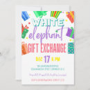 Search for white elephant exchange invitations Colourful