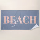 Search for beach towels Typography