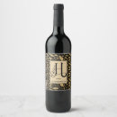 Search for gold leaf wine labels Elegant