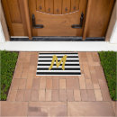 Search for black and white stripes doormats Classic