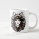 Search for cute cat mugs Witch