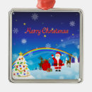 Search for santa claus reindeer ornaments Merry christmas