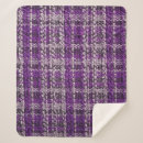 Search for purple tartan blankets Chequered