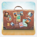 Recherche de valises vintages autocollants Sur valise