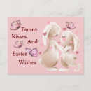 Recherche de lapin rose cartes postales Roses