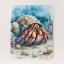 Recherche de crabe puzzles Aquarelle
