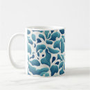Search for blue and white patterns mugs Ocean