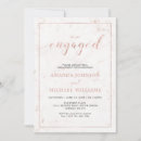 Search for marble engagement party invitations Typography