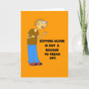 Search for cartoon old man birthday cards Over the hill