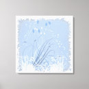 Recherche de grunge impressions sur toile Bleu