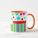 Search for colourful stripes mugs Decorative