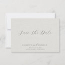 Search for linen save the dates Minimalist