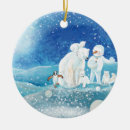 Recherche de renard arctique ornements Noël