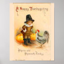 Search for vintage thanksgiving posters Fall