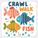 Search for walking fish stickers Cute
