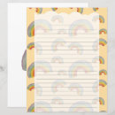 Search for kawaii stationery paper Rainbow