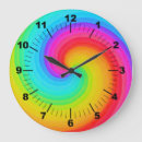 Recherche de mandala coloré horloges Dessin