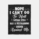 Search for satanic blankets Restraining