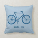 Recherche de cycliste coussins Bicyclette