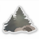 Recherche de sapins autocollants Paysage hivernal