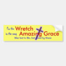 Search for grace bumper stickers Cross