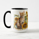 Search for bengal cat mugs Watercolor