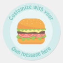 Search for burger cartoon stickers Fast food