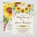 Search for boho sunflower baby shower invitations Rustic
