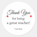 Search for teachers thank you stickers Cute