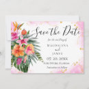 Search for pink and orange wedding save the dates Bright colours