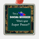Search for social worker ornaments Superhero