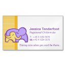 Search for hugging business cards Babysitter