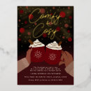Search for pajama seasonal invitations Hot cocoa