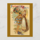 Search for vintage girl thanksgiving cards Autumn