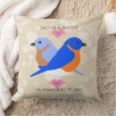 Search for bluebird pillows Elegant