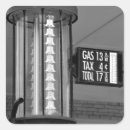 Search for gasoline stickers Gas station