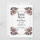 Search for dusty pink bridal shower invitations Greenery