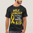 Search for childhood cancer survivor tshirts I wear yellow