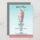 Recherche de milkshake invitations Vintage