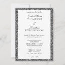 Search for elegant silver wedding invitations Party