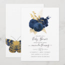 Search for navy and gold baby shower invitations Vintage