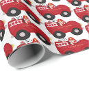 Search for firetruck wrapping paper Cute